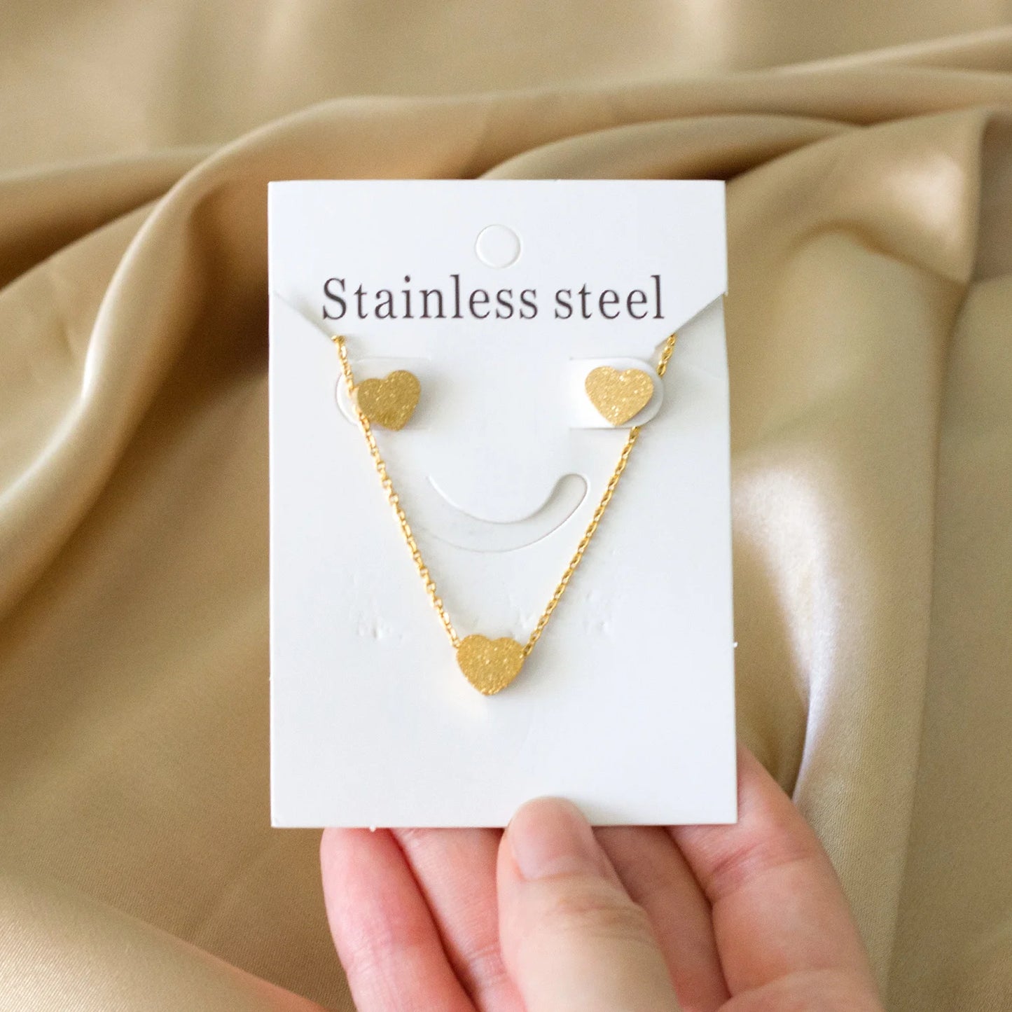 Elegant Fine Jewelry Sets Stainless Steel