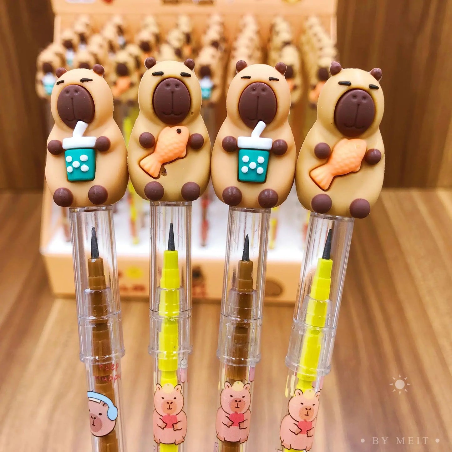Learning Stationery Kawaii Kapibala Bullet Head Pencil