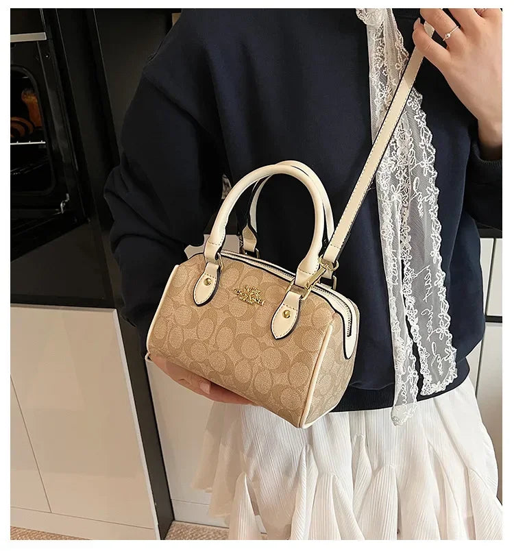 Women's Mini Boston Bucket Bag