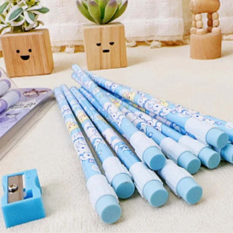 Sanrio Cinnamoroll Kuromi Cute Cartoon HB Pencils, 12 Pencils
