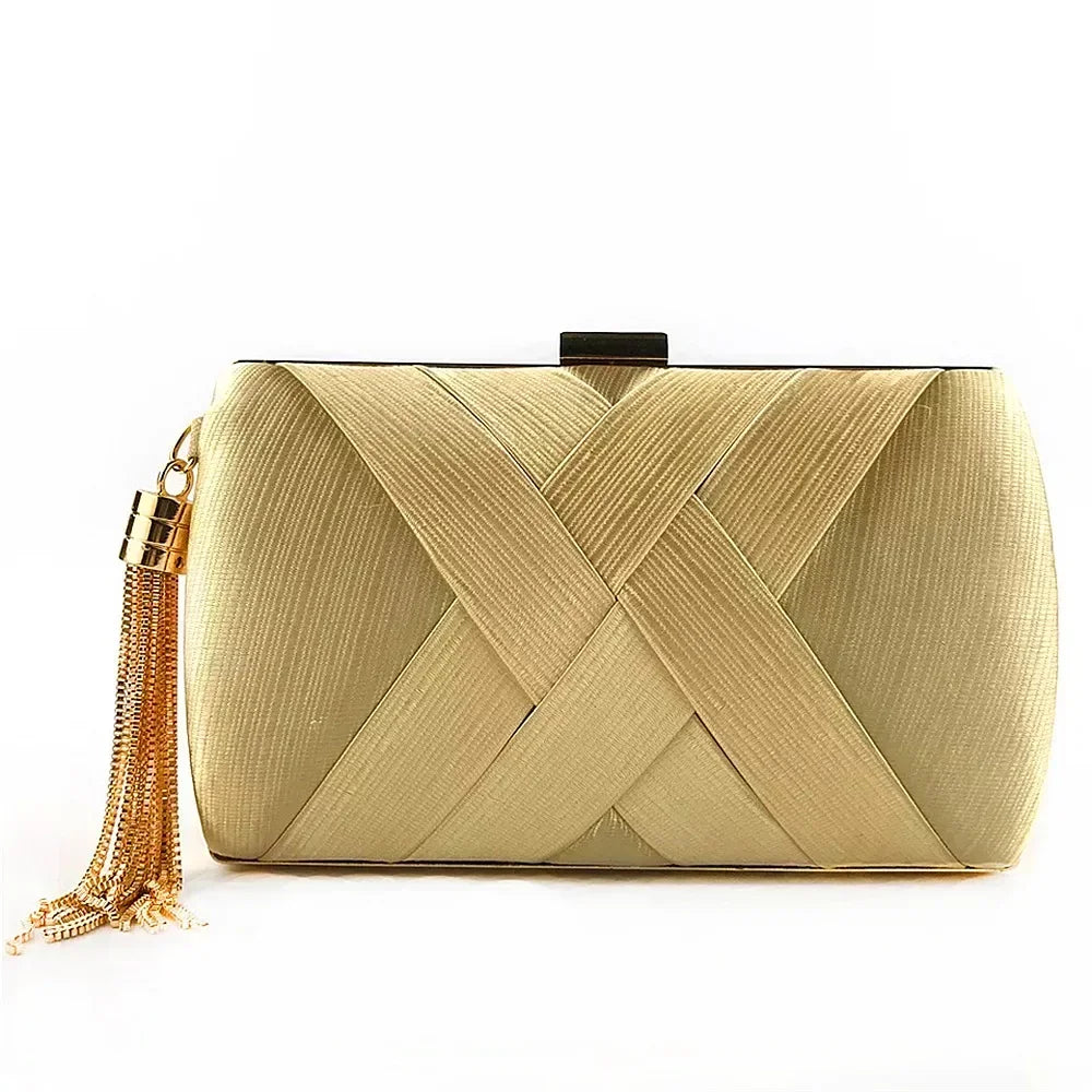 Fashion Women Bags Tassel Ladies Clutch Purse