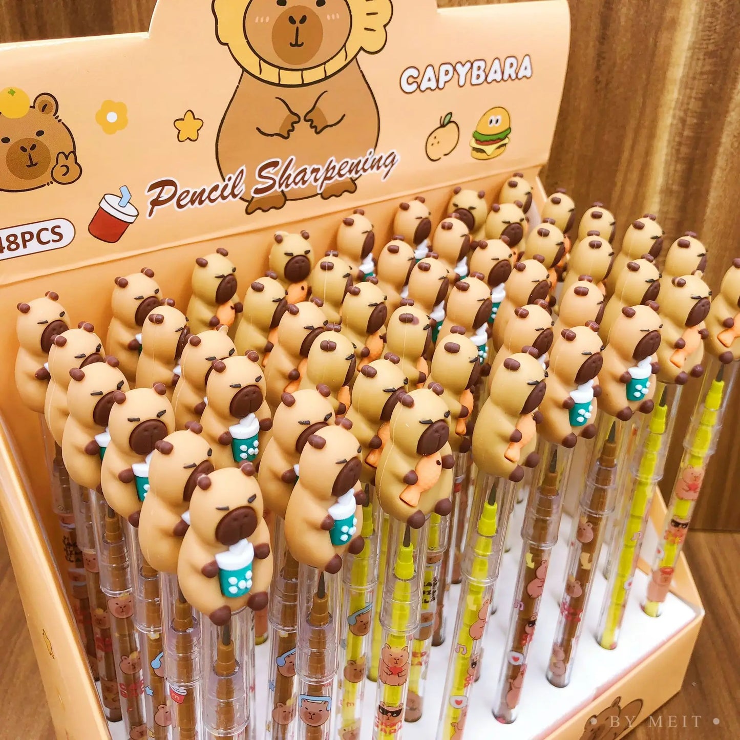 Learning Stationery Kawaii Kapibala Bullet Head Pencil