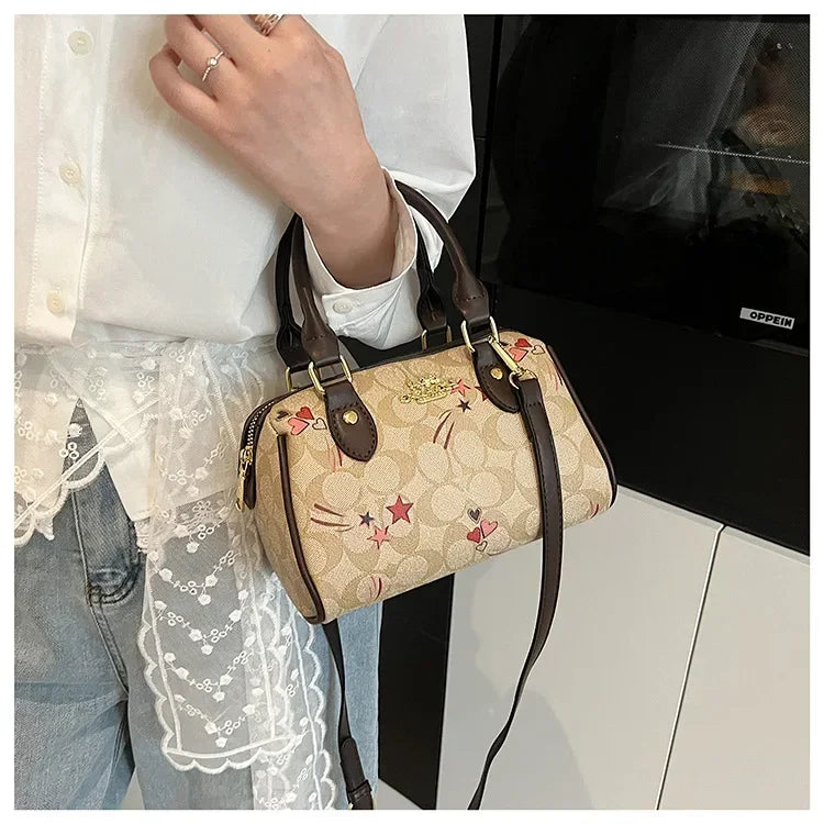 Women's Mini Boston Bucket Bag