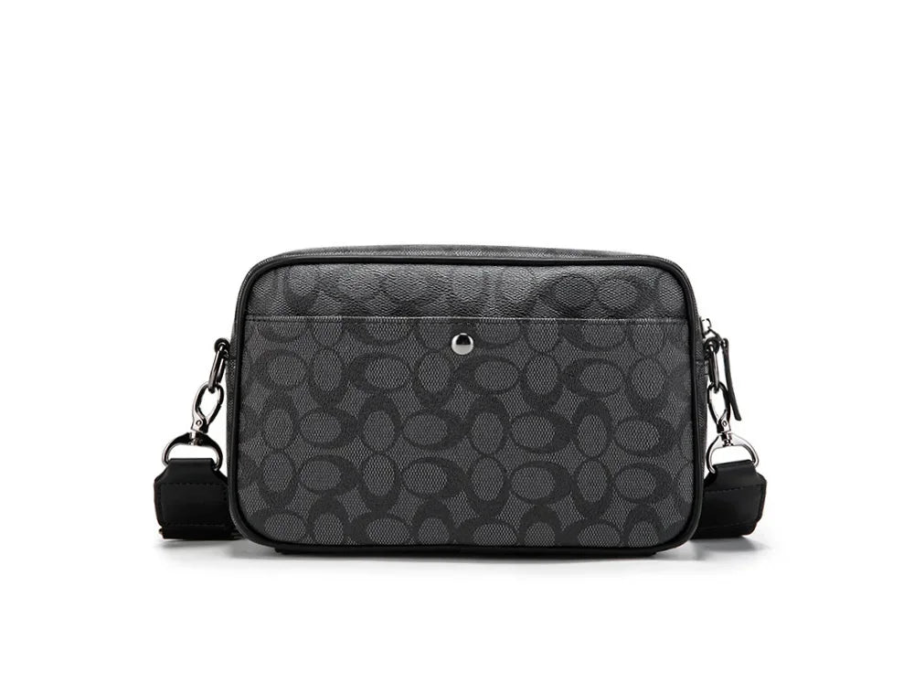 Men's Korean Multifunctional Printed Single Shoulder Messenger Bag