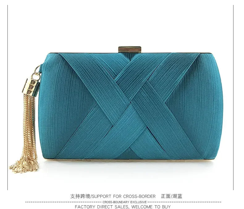 Fashion Women Bags Tassel Ladies Clutch Purse