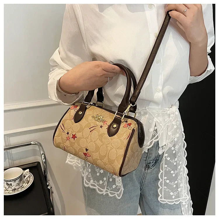 Women's Mini Boston Bucket Bag