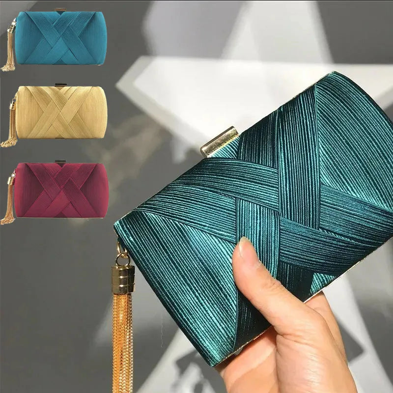 Fashion Women Bags Tassel Ladies Clutch Purse