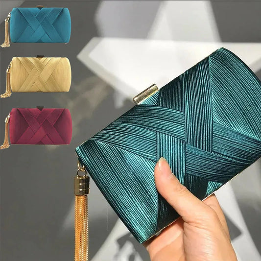 Fashion Women Bags Tassel Ladies Clutch Purse
