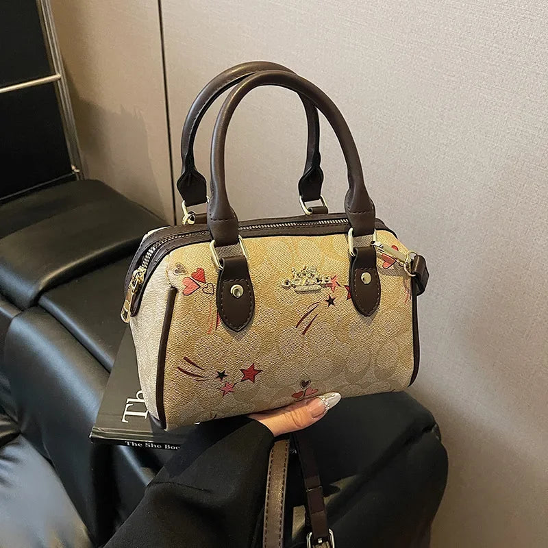 Women's Mini Boston Bucket Bag