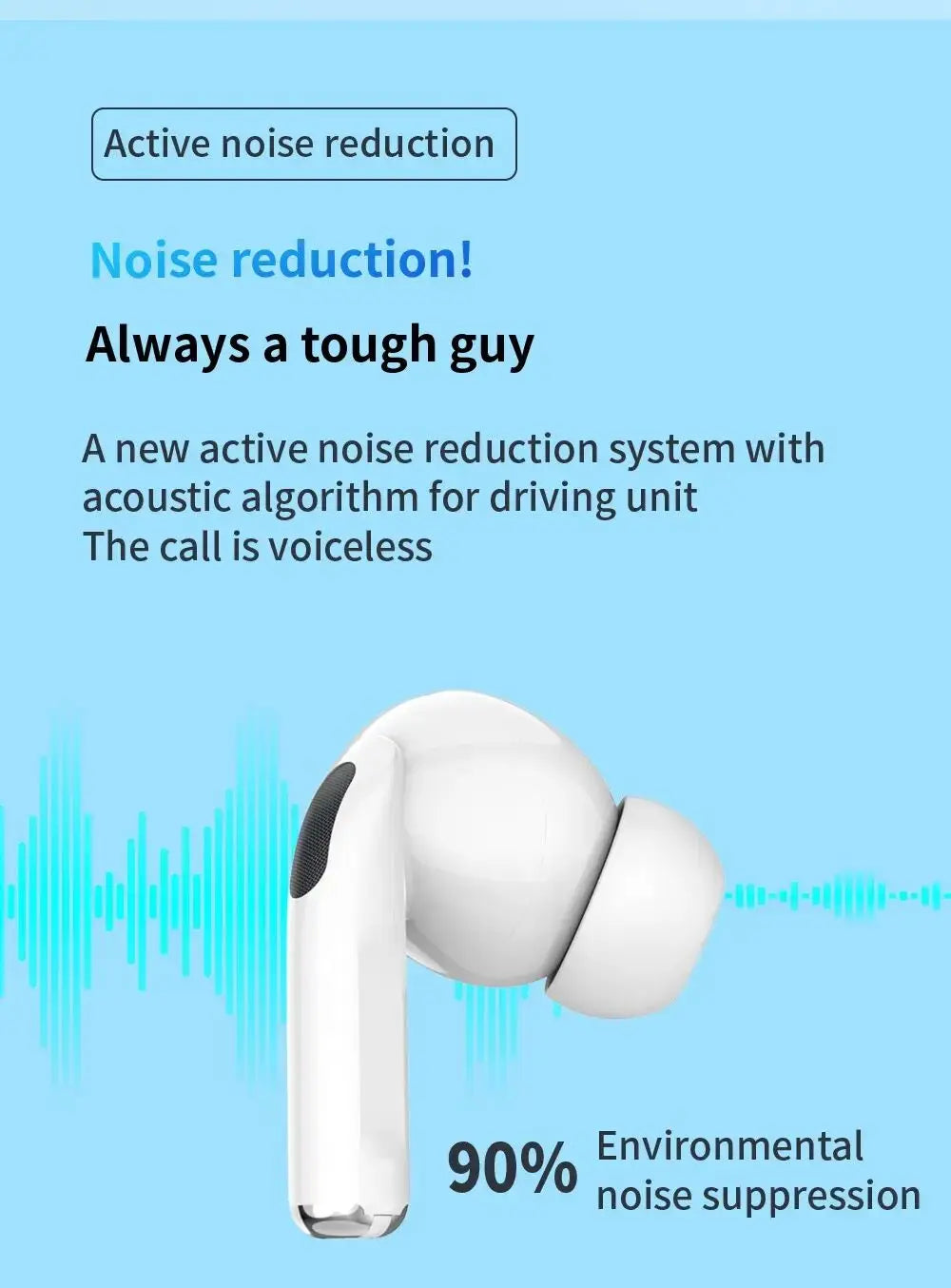Air Pro Bluetooth for iPhone Apple - Android phone