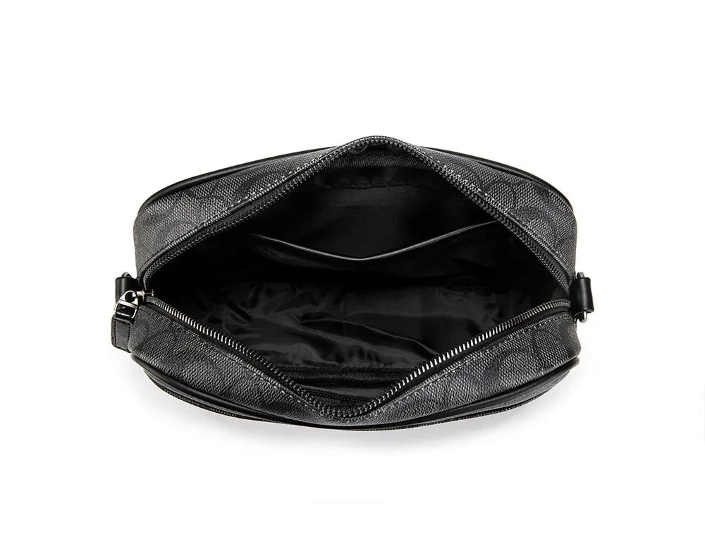 Men's Korean Multifunctional Printed Single Shoulder Messenger Bag