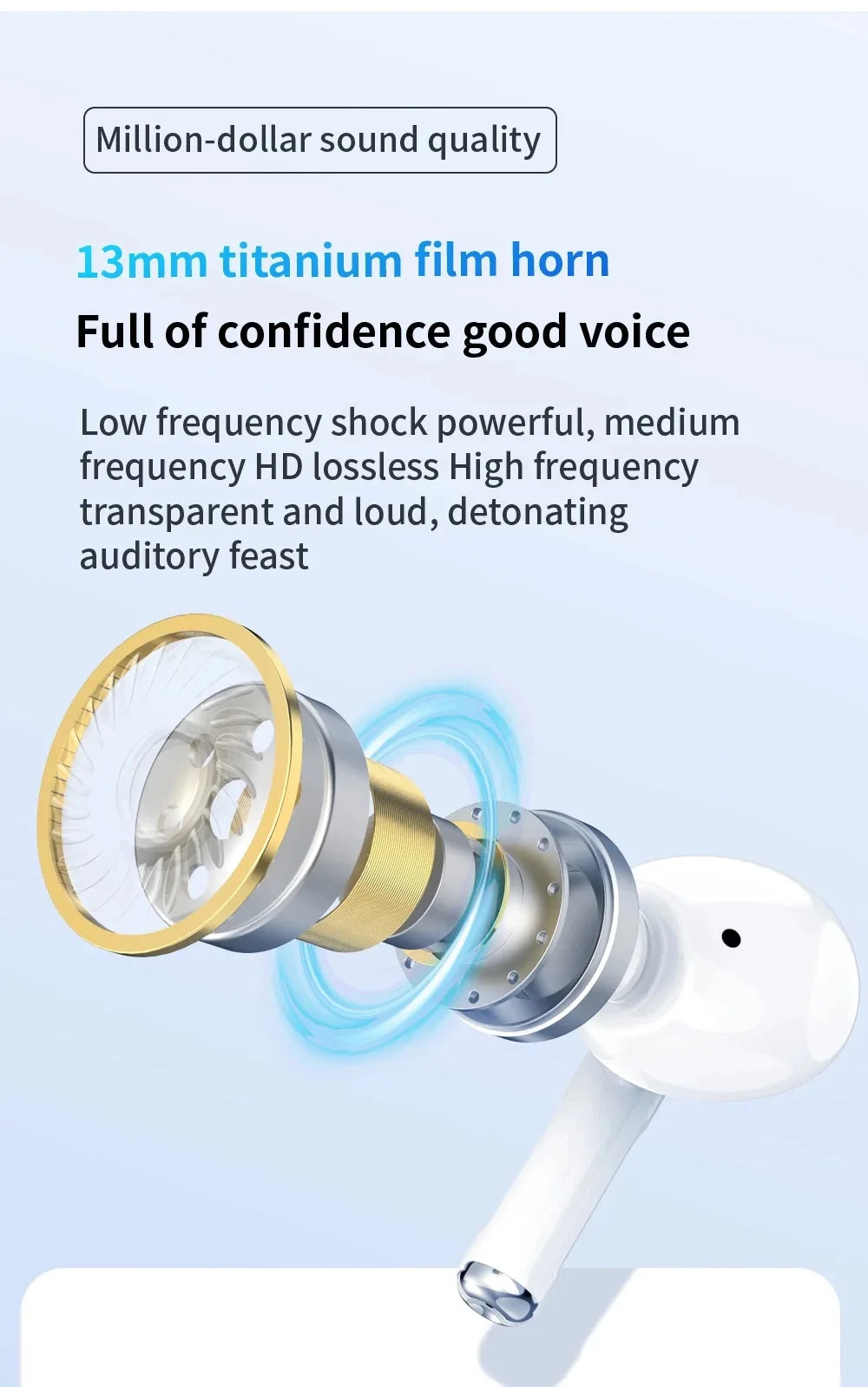 Air Pro Bluetooth for iPhone Apple - Android phone