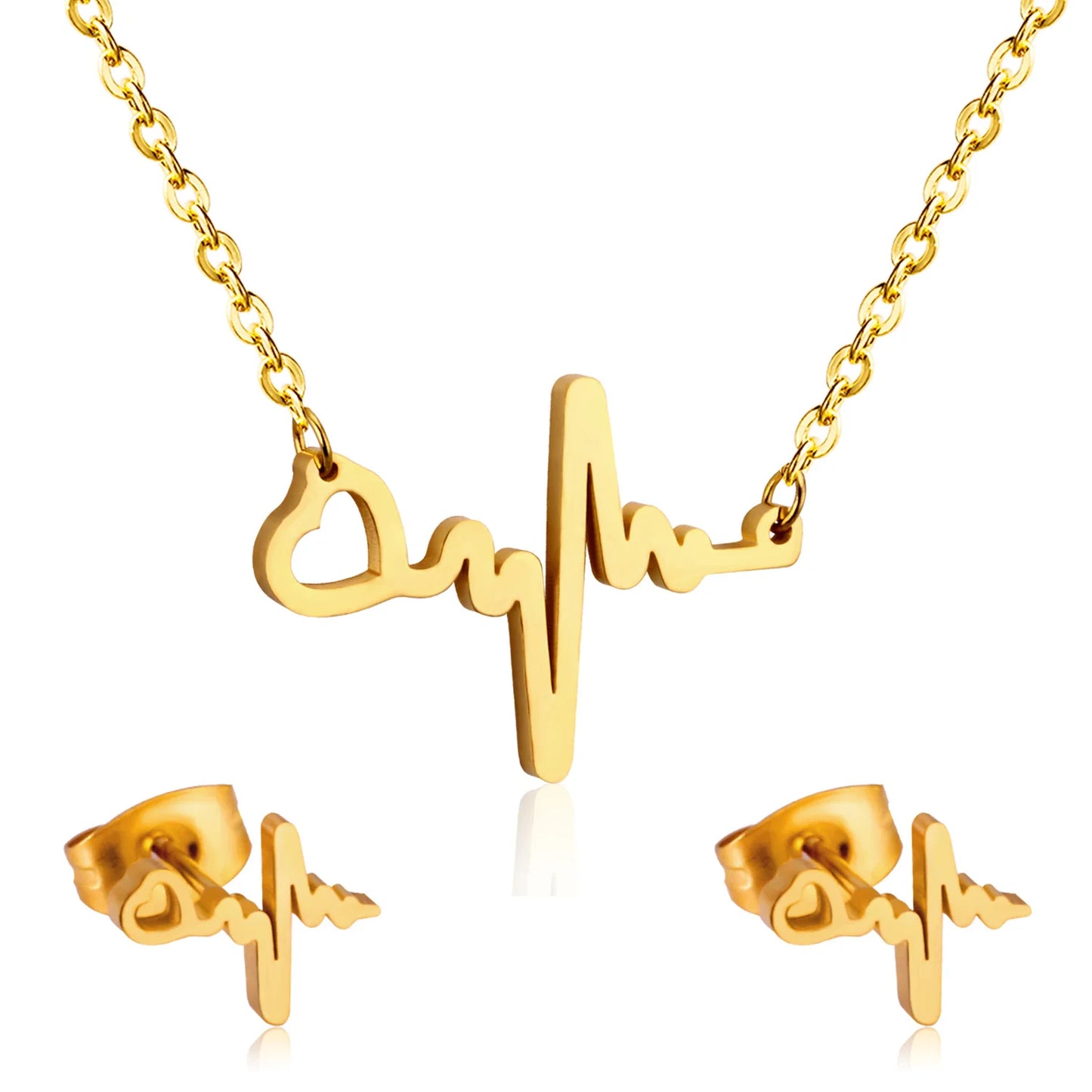 Elegant Fine Jewelry Sets Stainless Steel