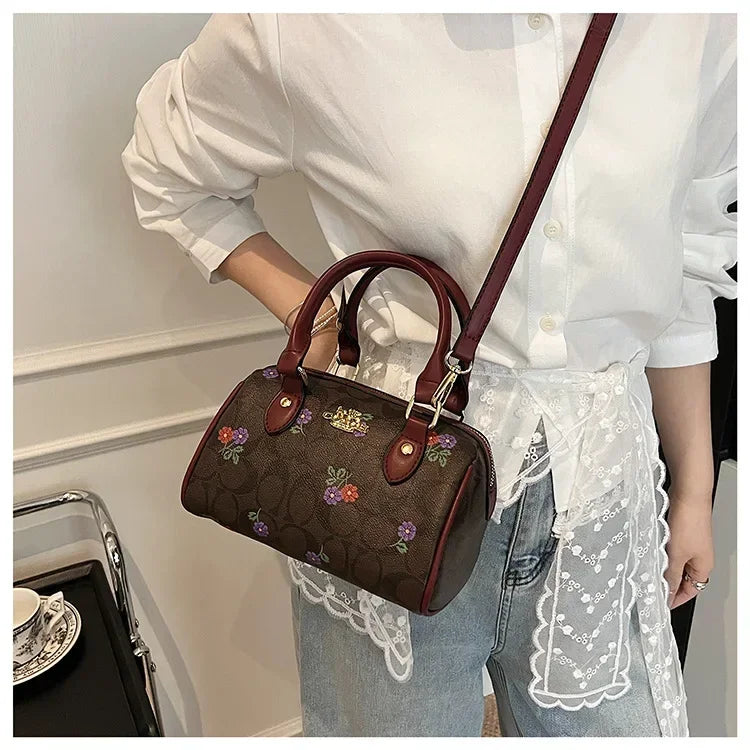 Women's Mini Boston Bucket Bag