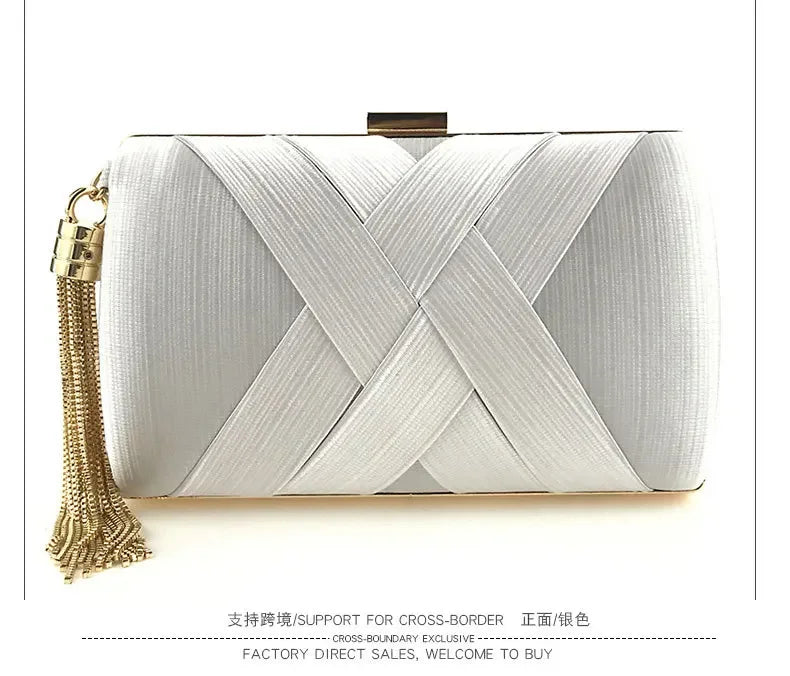 Fashion Women Bags Tassel Ladies Clutch Purse